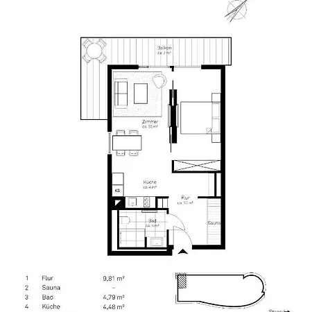 Apartment White Pearl 1.08